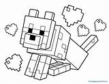 Coloring Minecraft Pig Pages Gambar Dengan Collection sketch template