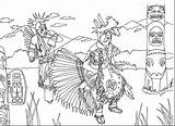 Indians Brilliant Nativo Coloriages Adultes sketch template