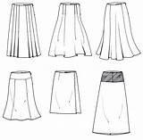 Skirt Flat Drawing Skirts Drawings Technical Women Sketches Fashion Womens Flats Patterns Illustration Dibujo Uploaded User Paintingvalley Plaid Pants sketch template