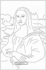Mona Lisa Coloring Printable Monalisa Pages Sheet K5worksheets Kids Worksheets sketch template