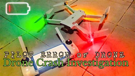 drone crash investigation kesalahan pilot drone pemula wajib nonton fimi  se crash video