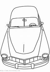 Coloring Pages 50s Cars Getcolorings Outline Getdrawings sketch template