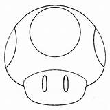 Bros Hongo Toad sketch template