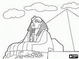 Para Egipto Sphinx Giza Coloring Colorear Egypt Pages Printable Egipcio Esfinge Seleccionar Tablero Oncoloring Desde Guardado sketch template