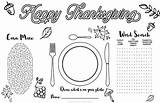 Thanksgiving Placemat Activity Kid Printable Sheet Coloring Maze Plate Fall Planner Word Search Draw Lovely Lovelyplanner Corn Drawing sketch template
