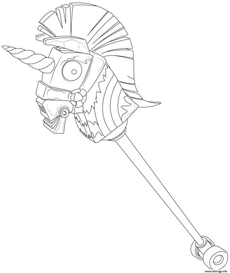fortnite pickaxe coloring pages printable coloring pages