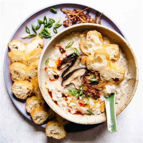 basic congee recipe chinese rice porridge jook healthy nibbles