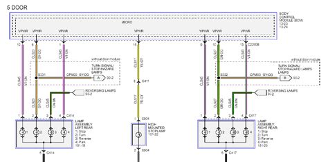 ford focus tail light wiring diagram blogid