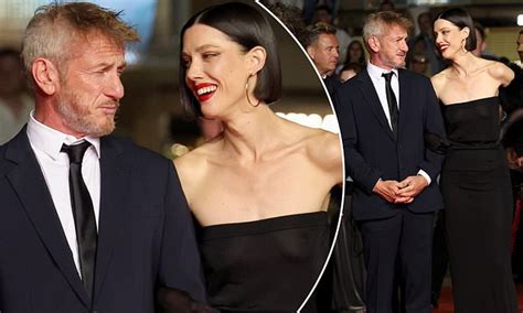 Sean Penn 62 Joins His Pretty Co Star Raquel Nave 36 At The Cannes