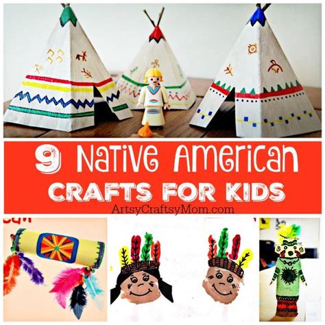 native american crafts  kids artsy craftsy mom