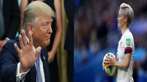 megan rapinoe delivers extremely powerful message  donald trump joe   voice