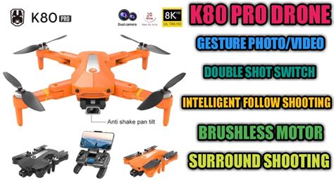 pro gps drone   dual hd camera professional aerial photography brushless motor foldable