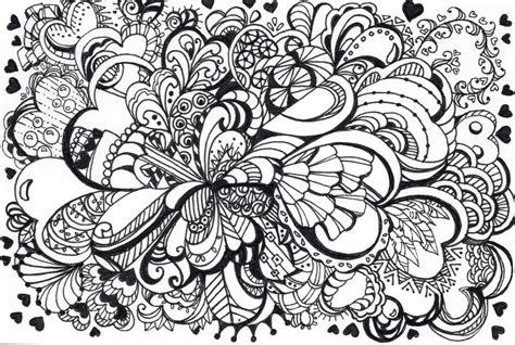 zentangle coloring pages coloring home