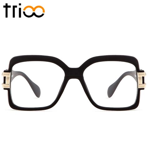 trioo mens cool myopia glasses frame designer clear lens spectacle