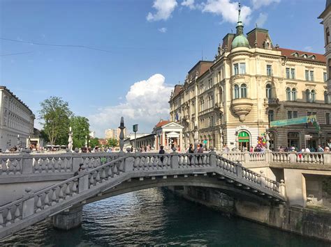 city  bridges   green paradise  slovenias ljubljana