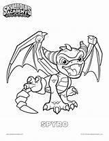 Spyro Skylanders Giants Skylander Getcolorings Mamalikesthis sketch template