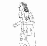 Messi Lionel Pages Coloring Coloringpagesonly sketch template