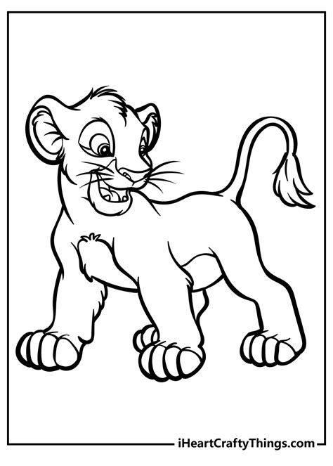 lion king coloring book kinosvalka