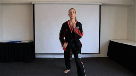 Karate Trample Femdom Girls