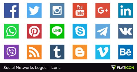 vector icons  social networks logos designed  freepik