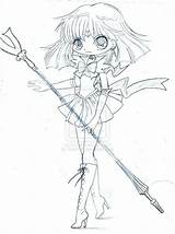 Sailor Saturn Chibi Coloring Pages Sketch Yampuff Deviantart Choose Board sketch template