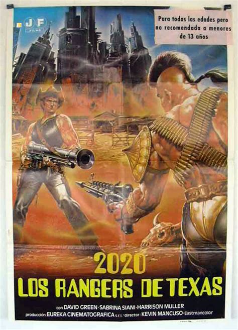 2020 los rangers de texas movie poster anno 2020 i gladiatori del futuro movie poster