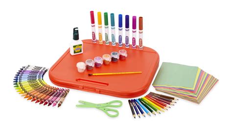 crayola ultimate art kit   pieces beginner child boys  girls walmartcom
