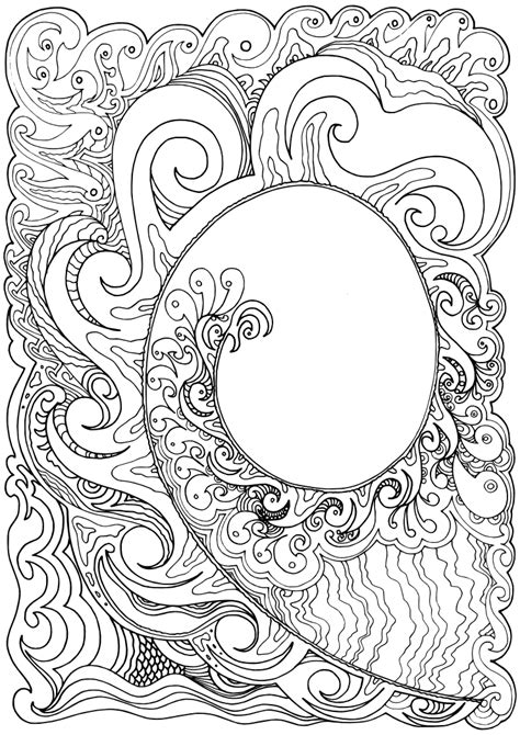 art therapy relaxation page   printable coloring pages
