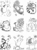 Stamps Digi Penny Cute Coloring Pages Tracing Digital Digistamps Book Drawings Embroidery Animal Patterns Colouring Cards Doodle Hand Hedgehog Visit sketch template