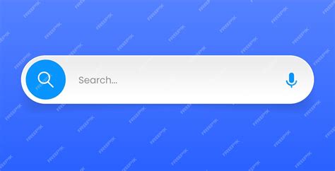 premium vector internet browser search engine search bar  ui