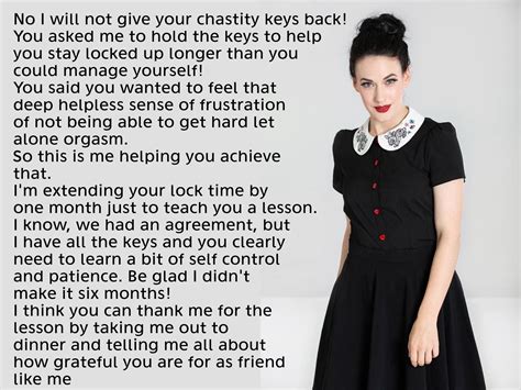 pin on chastity captions