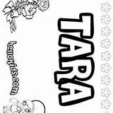 Tara Coloring Pages Name Hellokids Tanja sketch template