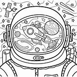 Astronaut Xcolorings Astronauts Outer sketch template