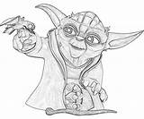 Yoda Coloring Pages Printable Colouring Wars Star Face Comments Old Library Clipart sketch template