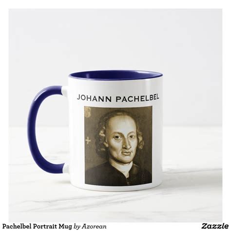 pachelbel portrait mug zazzle mugs portrait johann pachelbel