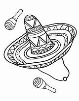 Sombrero Coloring Pages Printable Drawing Pdf Coloringcafe Print Mexico Sombreros Fiesta Color Sheet Colouring Getdrawings Rattlesnake Button Standard Prints Below sketch template