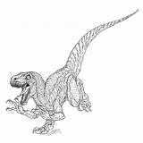 Jurassic Dinosaur sketch template