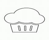Coloring Pages Cupcake Stencil Printable Online Info sketch template