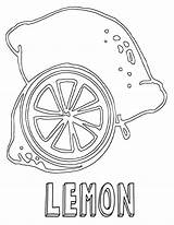 Coloring Lemon3 sketch template