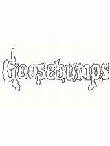 Goosebumps sketch template