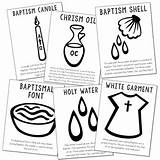 Coloring Pages Sacrament Baptism Posters Mini Book Set Preview sketch template