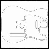 Telecaster Drawing Getdrawings Guitar Paintingvalley sketch template