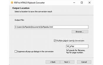 PDF to HTML5 Flipbook Converter screenshot #1