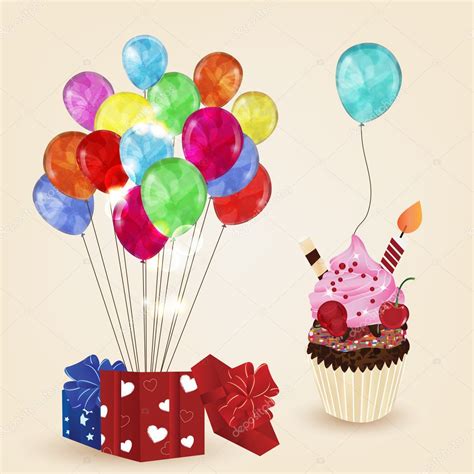 birthday design elements stock illustration  cellerslie