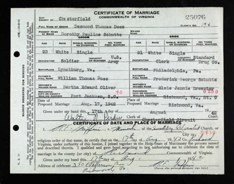 doss marriage license