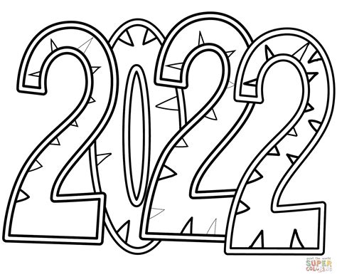 doodle coloring pages happy  year  coloring pages