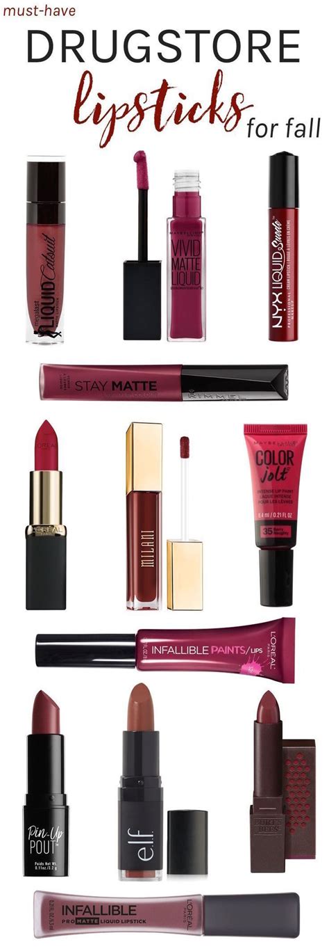 14 best drugstore lipsticks you ll want to wear this fall drugstore