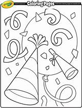 Coloring Pages Confetti Crayola Years Print 52kb 762px Getcolorings sketch template