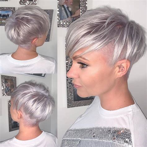 Female Pixie Hairstyle And Haircut In 2021 Pixie Cut