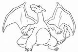 Coloring Charizard Pokemon Pages Legendary Popular sketch template